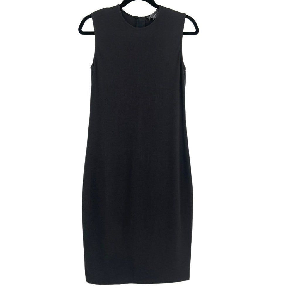 Vince Ribbed‎ Sleeveless Pencil Dress Charcoal Gray Small NWT